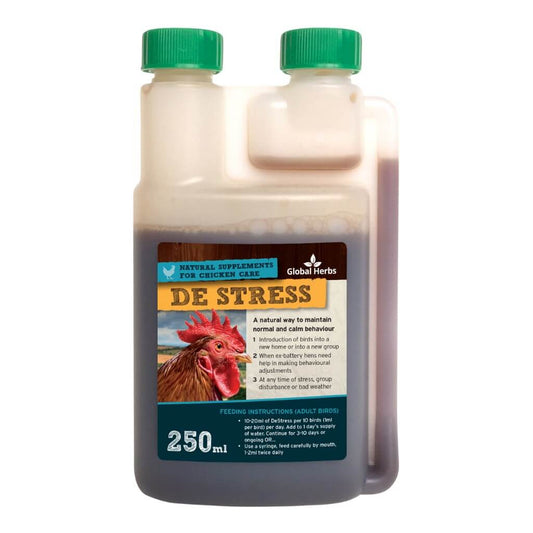 Global Herbs DeStress 250ml - For Chickens