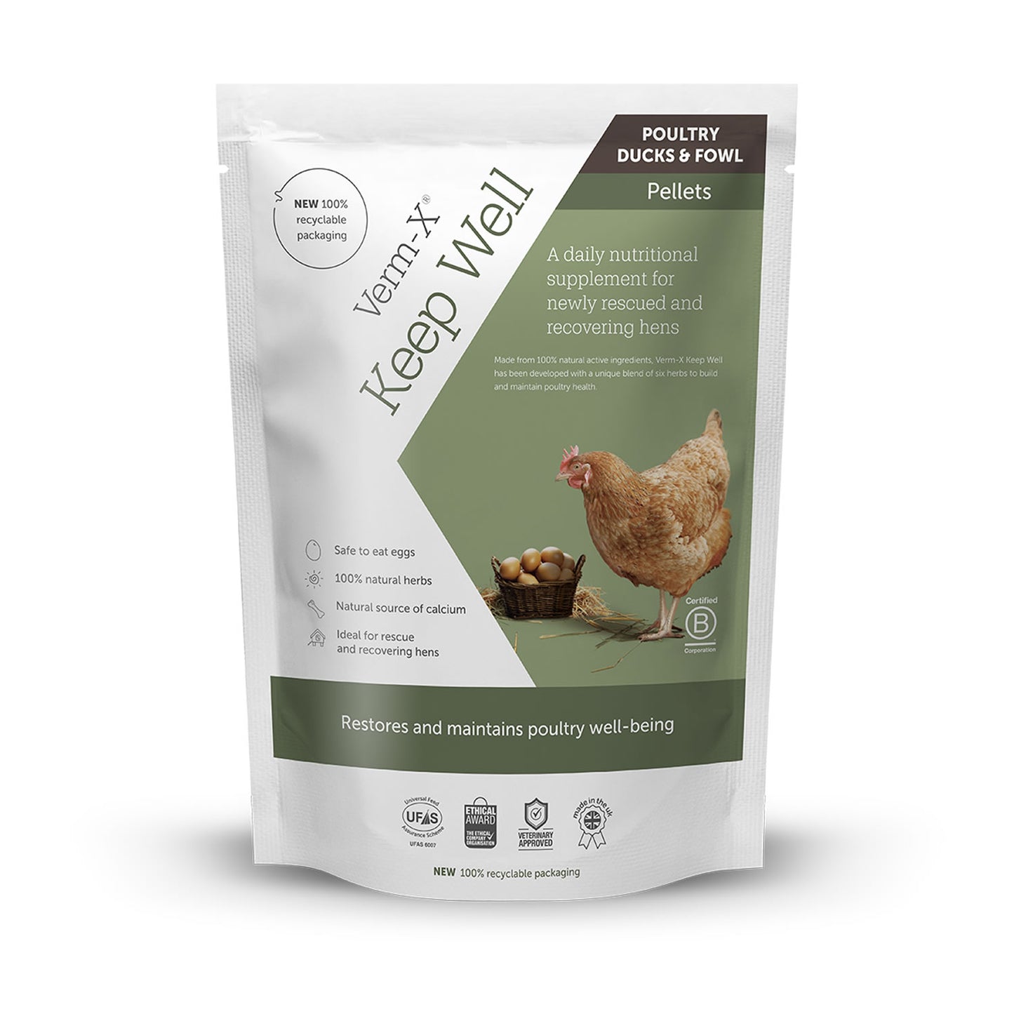 Verm-X Keep Well Natural Pelleted Poultry Tonic