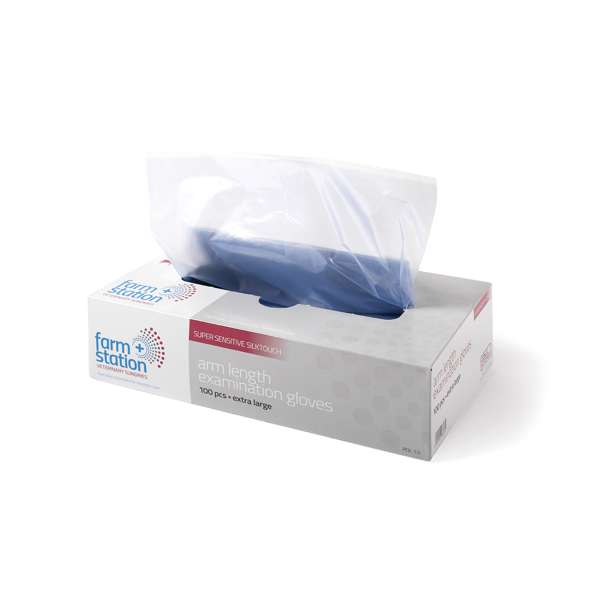 Disposable Silktouch Arm Length Gloves - 100 Pack