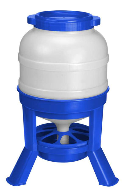 Copele Poultry Tripod Feeder Blue and White