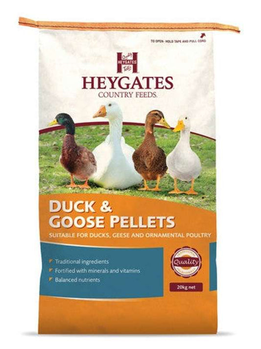 Heygates Duck & Goose Pellets 20kg - FREE P&P