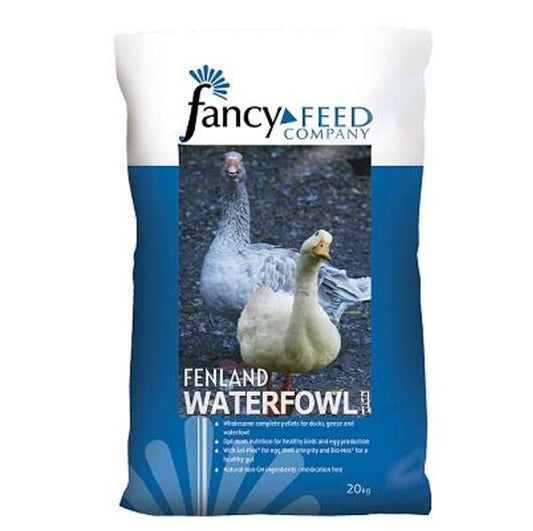 Fancy Feeds Fenland Waterfowl Pellets 20kg - FREE P&P