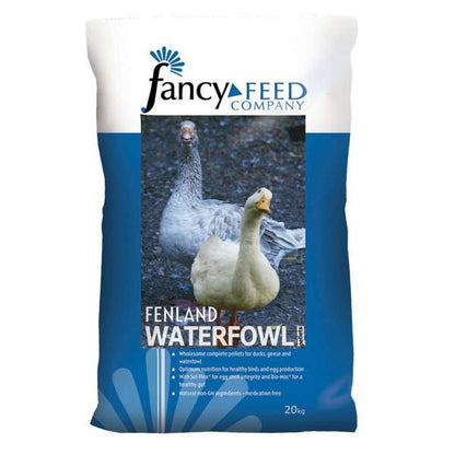 Fancy Feeds Fenland Waterfowl Pellets 20kg - FREE P&P