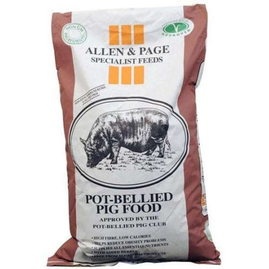 Allen & Page Smallholder Pot-Bellied Pig Food 20kg - Free  P&P