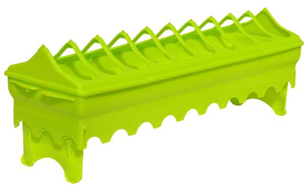 Supa Plastic 50cm Chicken Trough (Lime Green)