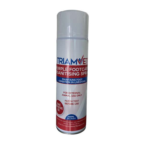 Triamvet Footcare & Sanitising Spray 500ml