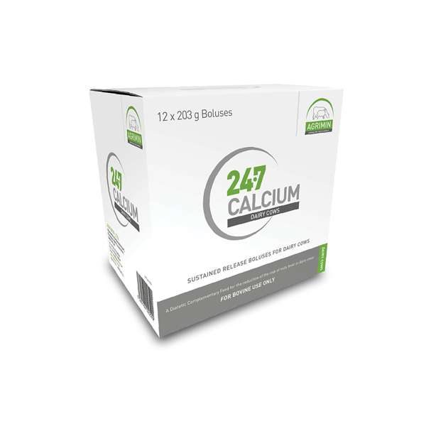 Agrimin 24-7 Calcium Bolus Dairy Cows 12 Pack