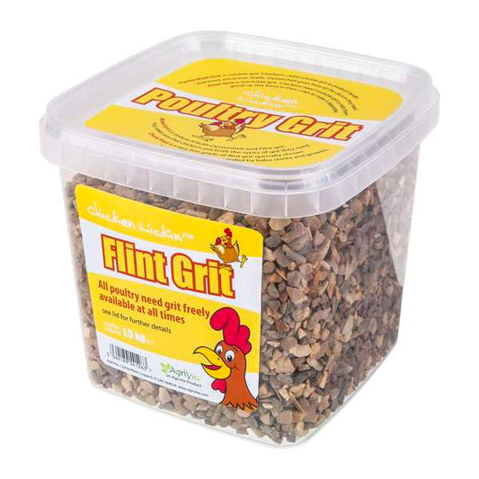 Agrivite Chicken Lickin' Flint Poultry Grit 1.5kg