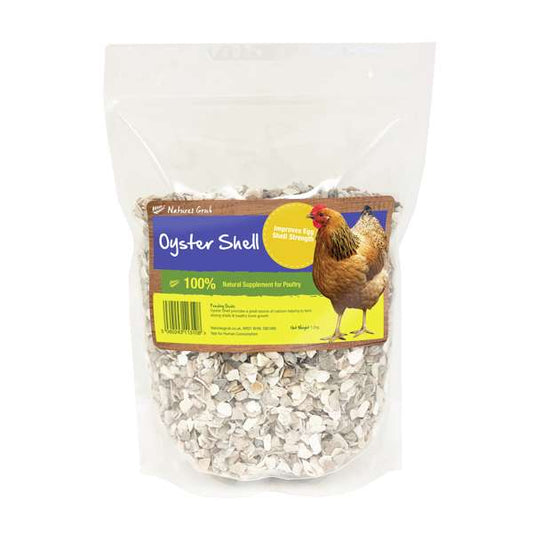 Natures Grub Oyster Shell Pouch 1.2kg