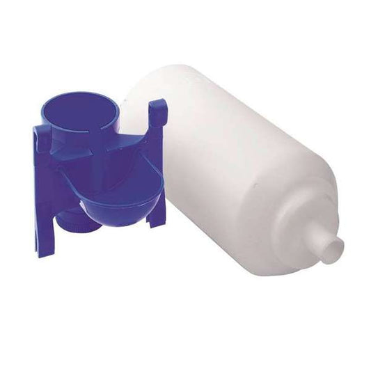 Copele Poultry Drinker Mixed Bouy & Bottle 1 Litre Blue and White