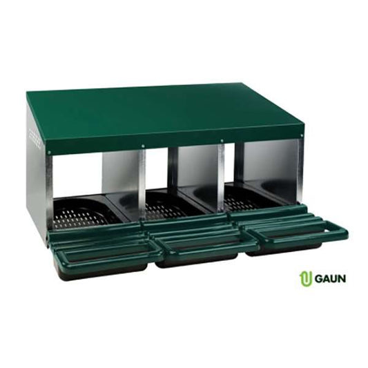 Gaun Plastic Tray for Laying Nest 3 Compartments